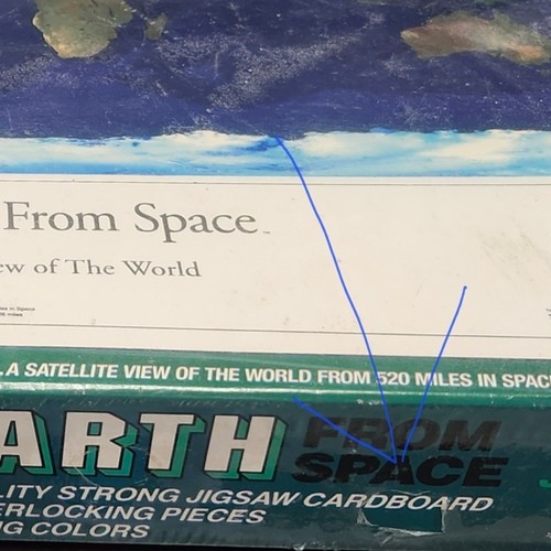 The Earth From Space: First Satellite View; 1000 Piece Jigsaw Puzzle, *READ, NOS - Picture 11 of 11