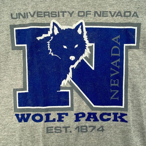 Camisa sin mangas grande gris Wolfpack de la Universidad de Nevada para hombre - Imagen 2 de 8