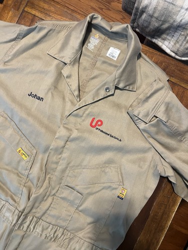 Lapco FR Flame Resistant Khaki Beige Overall 46R