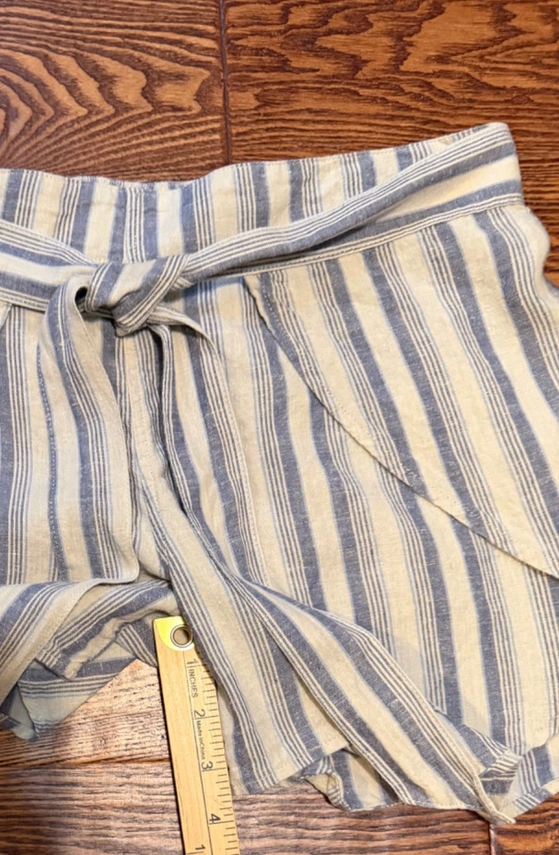 Женские шорты Patagonia Garden Island из конопляной смеси размер Small бежевые и синие - Изображение 3 из 4