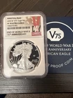 2020 W Proof $1 Silver American Eagle V75 WWII Privy Mark NGC PF70 Ultra Cameo
