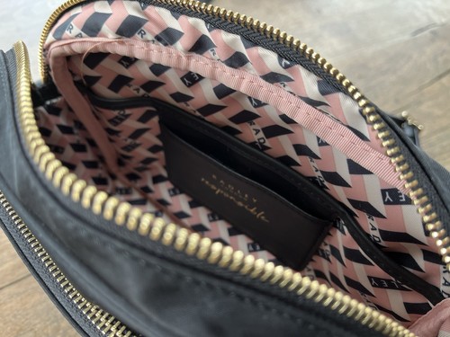 Radley Black Fabric Handbag - Picture 2 of 8