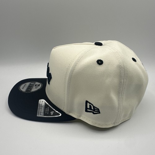 New Era Boston Red Sox 9Fifty A-Frame Snapback Hat Off White Navy Blue Upside - Bild 7 von 15