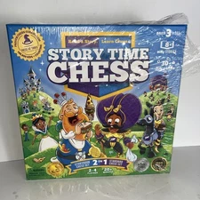 Story Time Chess 2-in-1 Board Game Kids Early Learning Strategy Game New Sealed