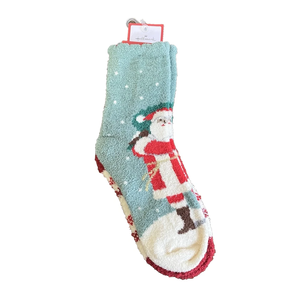 Hallmark Mujer, 3 Pares Calcetines Redondos Navidad, Nuevo Con Etiquetas Calcetín Talla 9-11 Estilo Zapatilla Foto 2 de 4