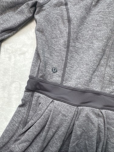 Lululemon Rare Peplum Riding Jacket Women’s Heather Grey *ca. Size 2XS - Bild 4 von 7
