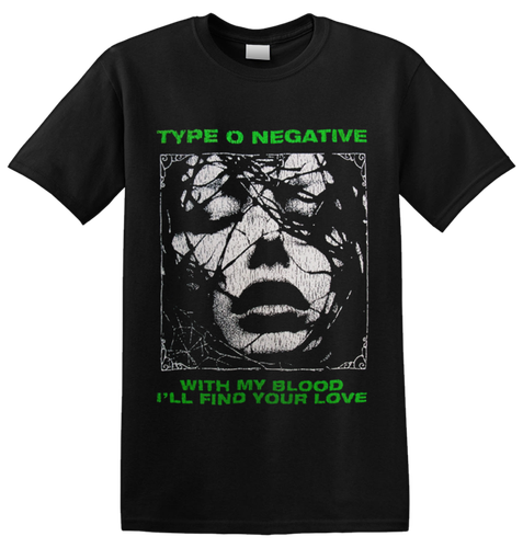TYPE O NEGATIVE - 'With My Blood' T-Shirt - Picture 1 of 1