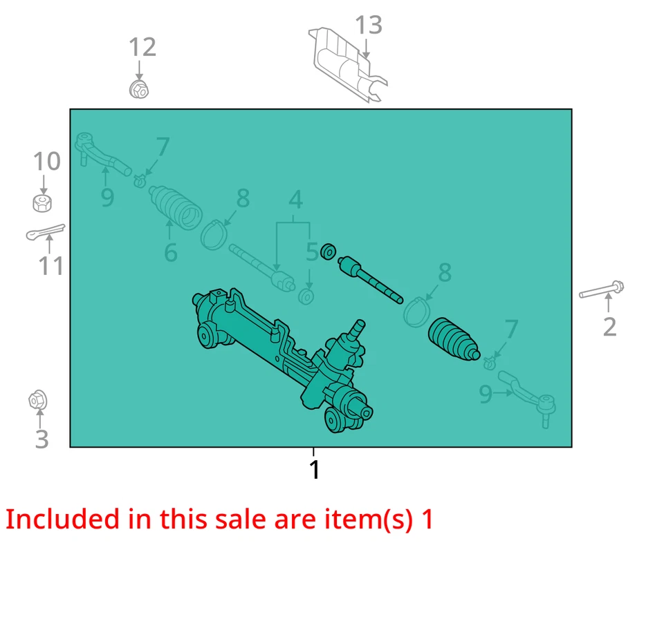 Engranaje de dirección/rack bastidor eléctrico y piñón para 07-12 LEXUS ES350 487163 Foto 2 de 4