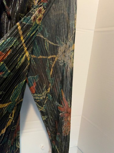 JOHNNY WAS Boho Blumen 100% SEIDE Plissee Bluse Top schwarz bunt Bauern Bo - Bild 11 von 13