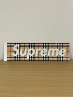 [Very Rare]Supreme Burberry Box Logo Sticker 20.3x5.7cm Brand New