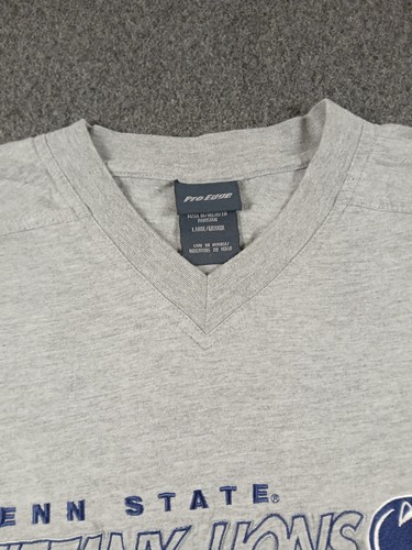 Camiseta vintage Y2K Penn State Nittany Lions bordada para hombre talla grande gris - Imagen 3 de 8