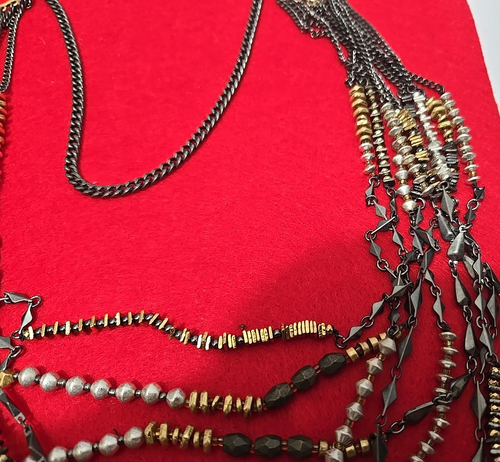 Stella & Dot Halskette Cluster Lagenlook Mehrstrang - Bild 5 von 5