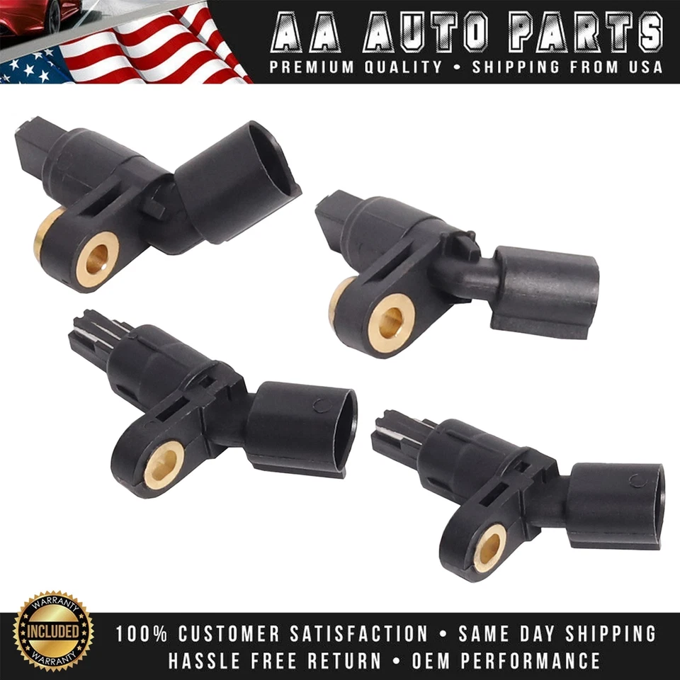 Sensor de velocidad de rueda 4 ABS delantero trasero derecho y derecho apto para Volkswagen Golf 1999-2005 2,8 L Foto 2 de 4
