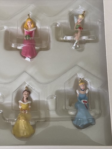 Hallmark 2006 Disney Snowflake Minis Princesses 6pc Keepsake Xmas Ornament - Picture 3 of 4