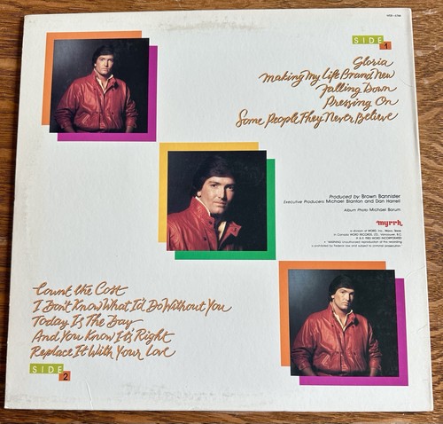 DAVID MEECE ~COUNT THE COST ~ MYRRH VINYL LP #MSB-6744 - Picture 2 of 5