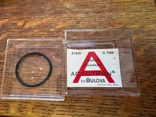Bulova Accutron Deep Sea 666 divers watch 702 case rubber gasket to back Snorkel