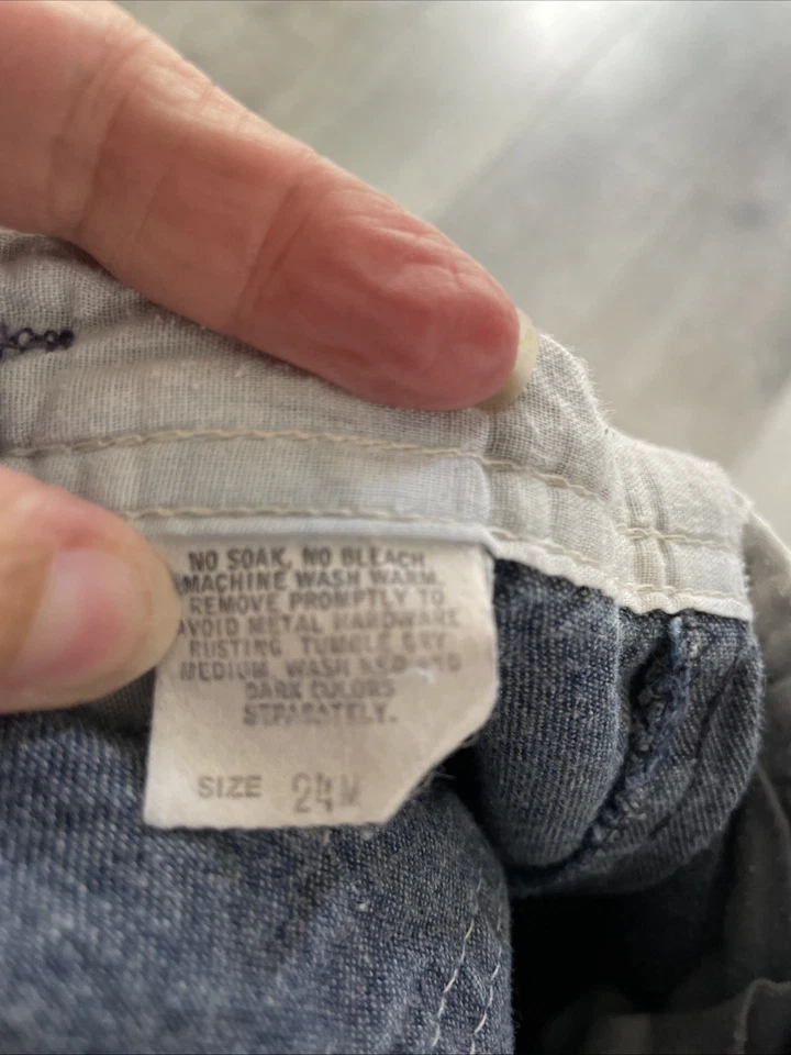 Vintage Baby Oshkosh Overalls & Shirt Made In The USA 24M - Image 4 of 4