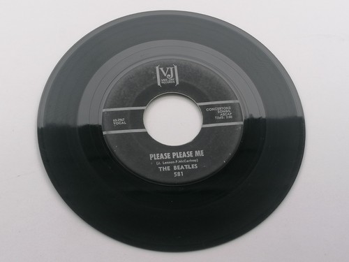 THE BEATLES ORIGINAL 1964 USA 45 PLEASE PLEASE ME VEE JAY 581 - Picture 2 of 4