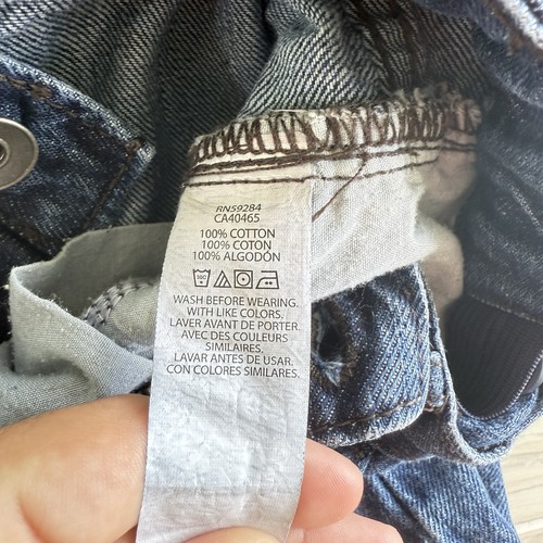 Jeans Place ragazzo denim blu dritto cintura regolabile taglia 8 - Foto 4 di 4