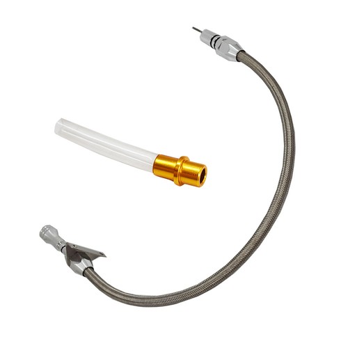 Flexible Stainless Transmission Dipstick Fit For Chevy GM TH350 Tranny BBC SBC - Picture 2 of 8