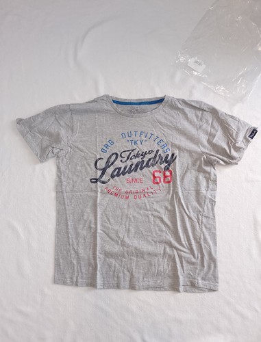 Tokyo Laundry Herren T-shirt Gr. XL , TL COHUTTA - Light Grey Marl