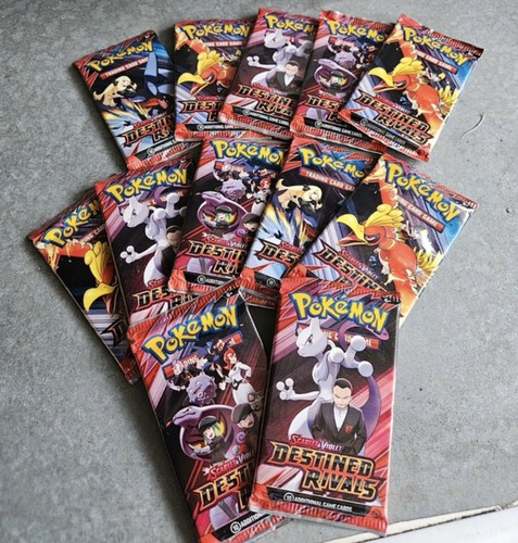 12x Pokemon Destined Rivals Sealed Booster Packs - Fast Shipping✅
