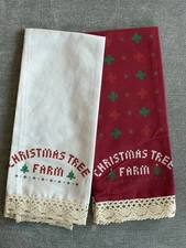 Taylor Swift Christmas Tree Farm Tea Towel Set Official Merch IN HAND
