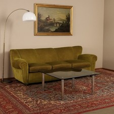 Vintage Sofa 3 Sitze Samt Schaum Design 50er Jahre Zum Restaurieren Originell