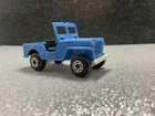 Matchbox Superfast 1979 LIGHT BLUE US MAIL JEEP SLEET-N-SNOW LESNEY missing cap