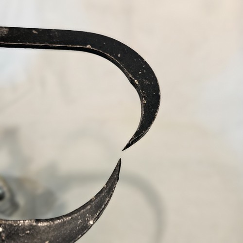 Antike primitive rustikale Eisblock Holz Zange 13" - Bild 8 von 11