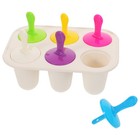  1 Set Eisformen: DIY-Lolli-Maker mit 6 Mulden für Sommerpartys –