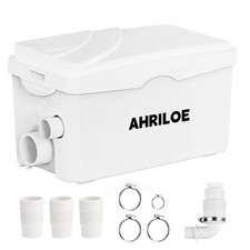 450W Sink Pump Macerator Pump with 3 Inlets/1 Outlets Sewage Pumps for Sink L...