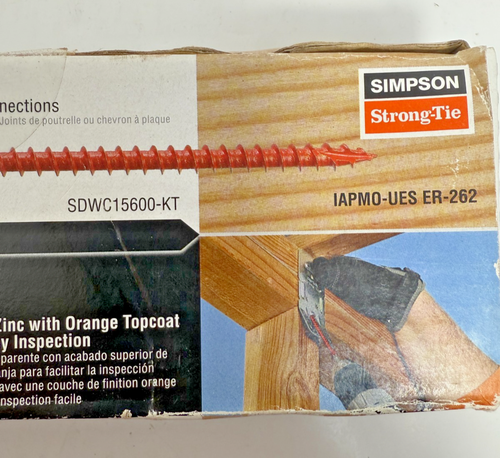 150 Stück SIMPSON Strong-Drive SDWC15600-KT Traversenverschraubungen 0,155 x 6 Zoll - Bild 5 von 6