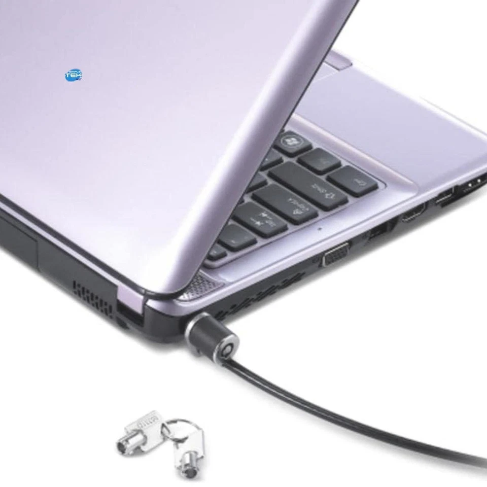 LENOVO CAVO DI SICUREZZA BLOCCO NOTEBOOK CON CHIAVE LUCCHETTO ANTIFURTO LAPTOP - Immagine 2 di 4