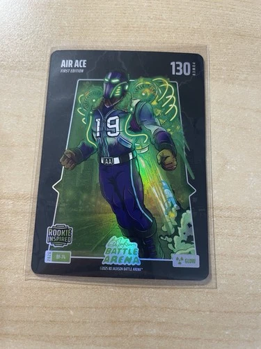 Bo Jackson Battle Arena Air Ace “Ace Bailey” GLOW Battlefoil RC - BF-74