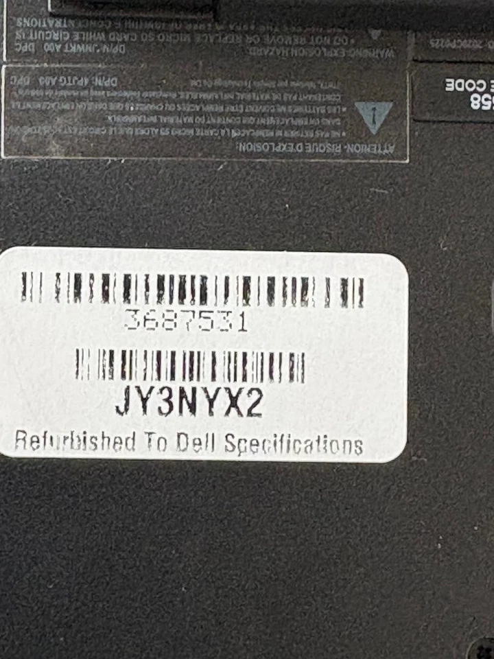 Dell Latitude 7220 Rugged 11.6" Core i5-8365U 1.90GHZ 8GB RAM 256GB SSD 4G LTE - Image 4 of 4