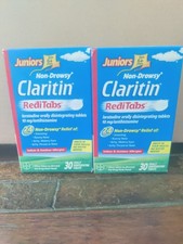 lot of 2 /Claritin 10 mg Allergy Treatment Tablet - 30 Count exp 01/2026