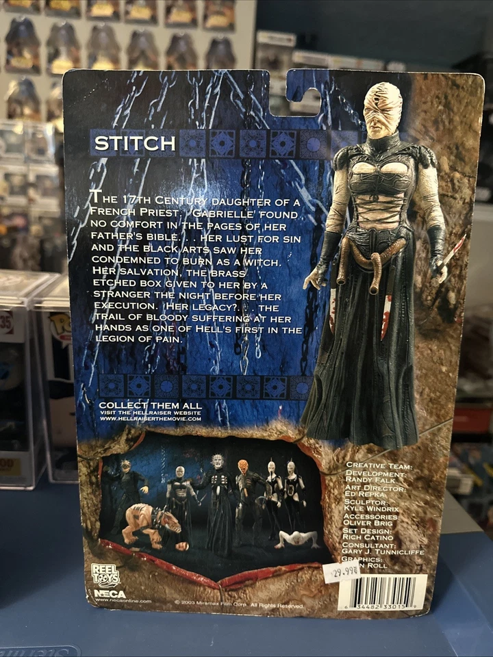 Figuras de acción NECA Hellraiser Hell on Earth cabeza de alfiler y puntada nuevas selladas Foto 4 de 4