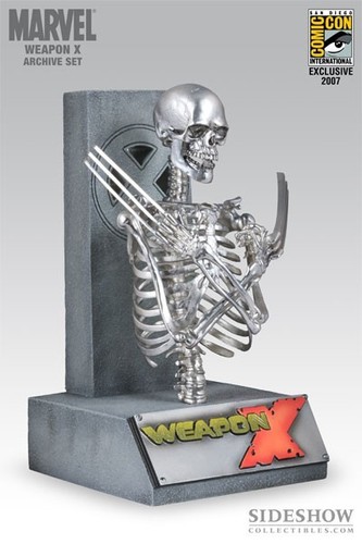 SIDESHOW EXCLUSIVE Marvel Archive Set: WOLVERINE Weapon X Scale REPLICA MIB! MEN - Picture 1 of 4