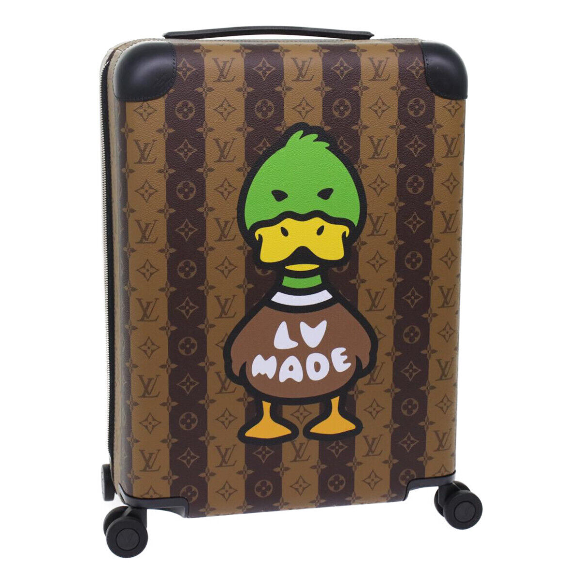 LOUIS VUITTON Monogram Stripe HUMAN MADE Horizon 55 Suitcase LOUIS VUITTON Monogram Stripe HUMAN MADE Horizon 55 Suitcase