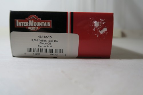 INTERMOUNTAIN #46313-15 HO 8,000 GALLON TANK CAR GLOBE OIL #8437 - Picture 3 of 4