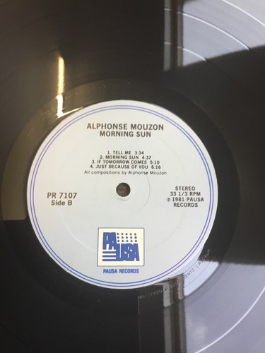 Alphonse Mouzon-Morning Sun 1981 1st Press Pausa Records LP Ex Vinyl Play U.S. - Picture 14 of 15
