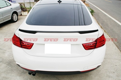 Unpainted Fit For BMW F36 Gran Coupe P Type Trunk Spoiler 14-20 - Picture 3 of 6