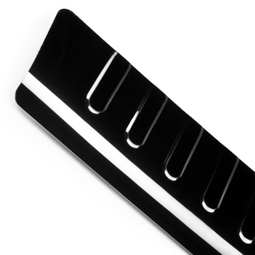 Protector de borde de carga adecuado para VW T5 4.2003-5.2015 acero inoxidable negro - Imagen 3 de 6