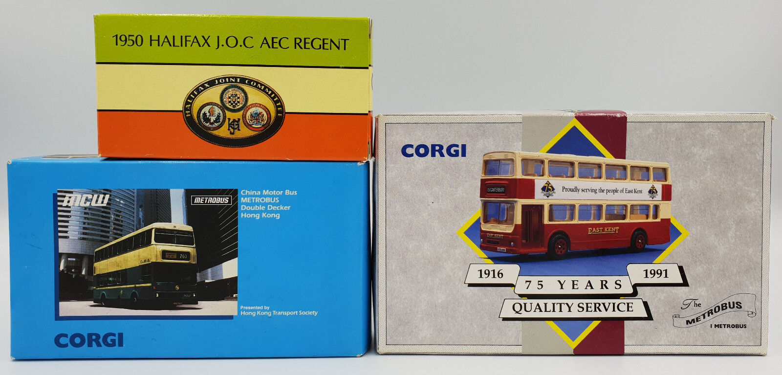 BUSES 1950 HALIFAX J.O.C. AEC REGENT, METROBUS (HONG KONG 75TH ANNIV) (DRMP) BUSES 1950 HALIFAX J.O.C. AEC REGENT, METROBUS (HONG KONG 75TH ANNIV) (DRMP)