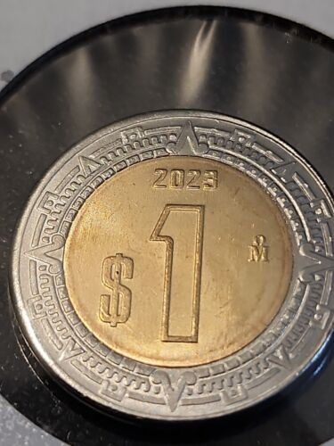 2023 Mexico 1 Peso World Type Coin KM 603 MS++ - 第 1/2 張圖片