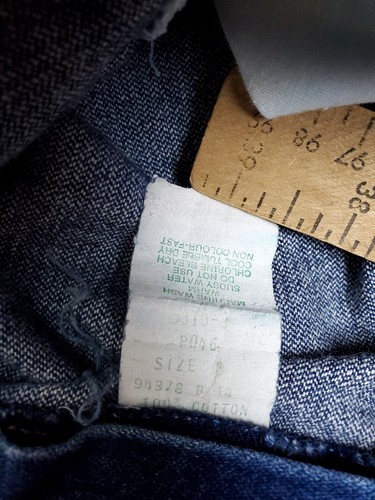 Pantalones de mezclilla Gitano vintage años 80 para mujer cintura alta azul garra cremallera XS - Imagen 8 de 18