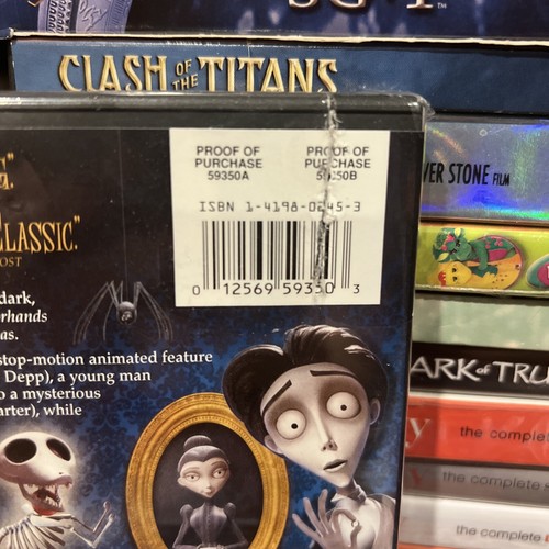 Corpse Bride 2005 DVD New Johnny Depp Chrisopher Lee Tim Burton Goth Animation - Picture 7 of 10