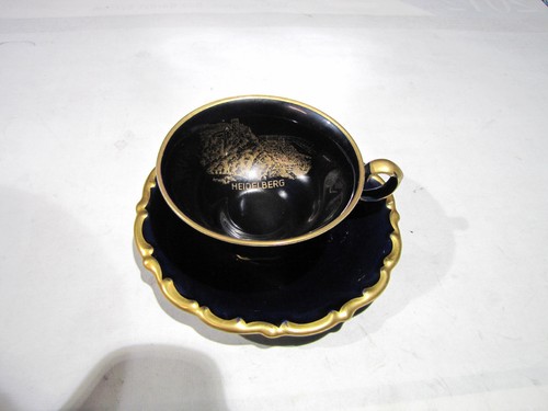 Tè Tazza Lindner Kueps Baviera Vero Cobalto Heidelberg - Picture 1 of 2