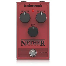 TC Electronic NETHER OCTAVER Classic All-Analog Octave Pedal with 1 or 2 Octaves